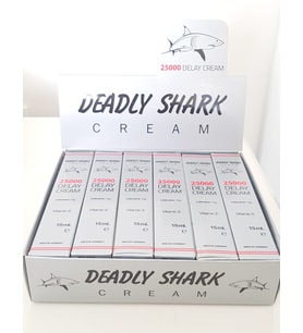 DEADLY SHARK 25000 GECİKTİRİCİ KREM 1 KUTU 12 ADET 15ML ORJİNAL