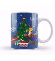 Guybrush Threepwood Around The Christmas Tree Kupa Bardak Porselen