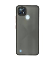 Realme C21 Kılıf Montreal Silikon Kapak - Siyah