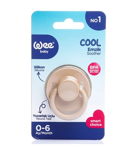 Wee Baby Cool Yuvarlak Uçlu Emzik 0-6 Ay No 1 363