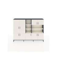 Arges Dolap 14 Raflı 9 Kapaklı 220x30x163 Antrasit-Aytaşı