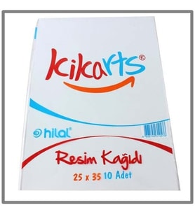Kikarts Resim Kağıdı 25X35 10Lu - 2 paket