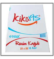 Kikarts Resim Kağıdı 25X35 10Lu - 2 paket