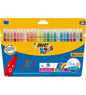 Bic Kids Kid Couleur Keçeli Boya Kalemi 24 Renk 