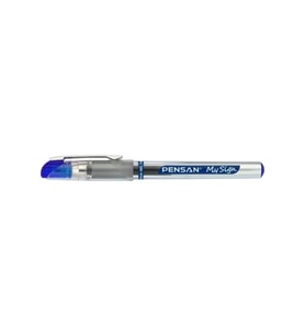 Pensan Roller Kalem My-Sıgn Jel Bilye Uçlu İmza Kalemi 1.0 MM Mavi (12 Li Paket)