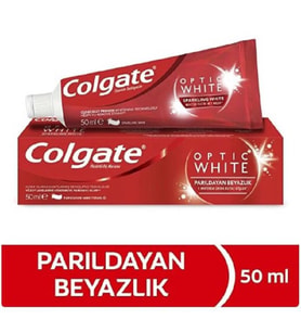 Colgate Diş Macunu Optic White Parıldayan Beyazlık 50 ml