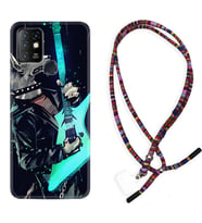 INFINIX Hot 8 9 10 11S Hot 10 Play 10T Kılıf Boyun Asklı Rasta Silikon Dog Guitar 1789