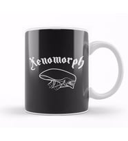 Xenomorph Outline Side Profile Alien Kupa Bardak Porselen