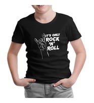 It's Rock N Roll Siyah Çocuk Tshirt