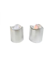 Mum led ışıklı pilli gümüş 3.5x4.5 cm-