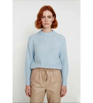 Kadın Basic Oversize Bisiklet Yaka Uzun Kol Triko Kazak Günlük Konforlu Şık Kışlık Giyim Kaliteli