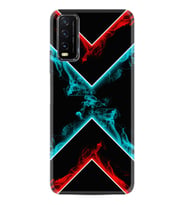 Vivo Y20S Kılıf Silikon Desen Özel Seri Smoke 1728