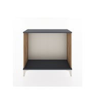Arges Şifonyer 88x30x80 Çam-Antrasit