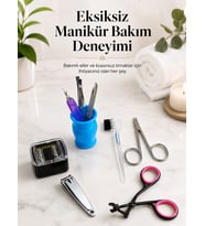 Profesyonel Manikür Pedikür Bakım Seti Çok Amaçlı Kişisel Bakım Kiti