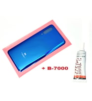Xiaomi Mi 9 Arka Kapak Batarya Pil Kapağı (CAM+B-7000) MAVİ