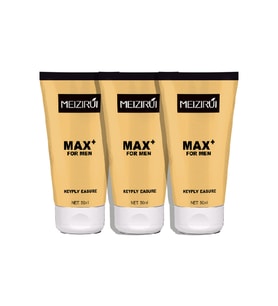 Meizirui 3 Adet Erkekler İçin Xxxlfasteffect Ed Kremi - Doğal Yağlı (Max Plus) Erkek Masaj Kremi
