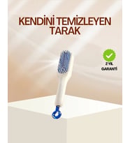 Pratik Mekanizmalı Saç Tarağı – Kendi Kendini Temizler Taşınabilir