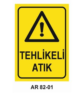 İŞ GÜVENLİĞİ UYARI LEVHASI 1 ADET PVC 21 X 29CM