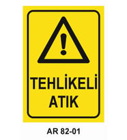 İŞ GÜVENLİĞİ UYARI LEVHASI 1 ADET PVC 21 X 29CM