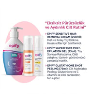 Özel Bakım Seti Tüy Dökücü Pompalı Krem,Epilation Jel ve Glutatyon Peeling