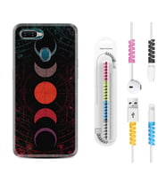 Oppo A5S A15 A16 A54 A55 A73 A74 Kılıf Kablo Koruma Spiral Silikon Epiclys 1645