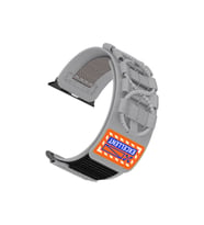 Apple Watch 38mm Uyumlu Zore KRD-112 Orbital Örgülü Halat Tasarımlı Naylon Kumaş Hasır Kordon