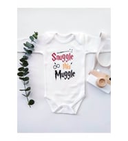 Snuggle This Muggle Uzun Kol Organik Baskı Bebek Body