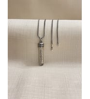 TÜP MODEL İÇİ AÇILIR 925 AYAR CEVŞEN KILIFI ERKEK KOLYE