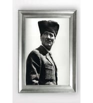 Gümüş Çerçeveli Atatürk Tablo cv1118