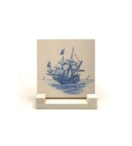 Hollanda Deseni Baskılı Taş Masaüstlük 10X10