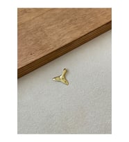 925 Ayar Gümüş Balina Kuyruğu Gümüş Kolye Ucu Tasarım Kolye Ucu Gold Renk Gümüş Kolye Ucu