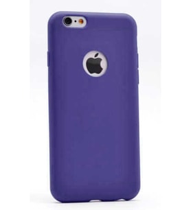 Apple iPhone 6 Plus Uyumlu Kılıf Zore Premier Silikon Kapak (Lacivert)