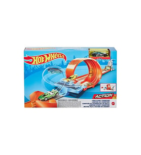Hot Wheels Döngü Göstergesi Parkuru Oyun Seti, Şampiyonluk Parkuru Yarış Seti - Çember Pist Gtv13