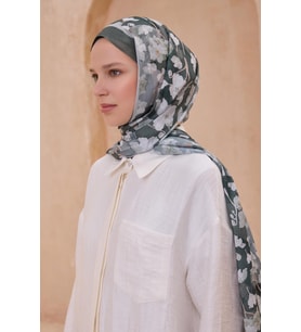 Belli Fresh Tela Şal 4 - 06 Yeşil Karışık Desen 49711