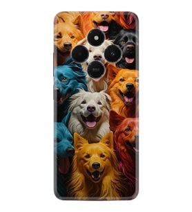 Xiaomi 14C Kılıf Boutique Baskılı Resimli Köpekçikler Pcode -026