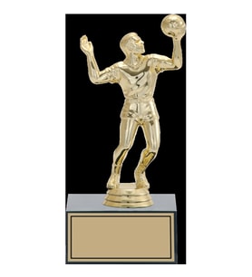ODAK KUPA - Figürlü Kupalar - Voleybol Erkek Figürlü Kupalar FG-001 C - 18 cm