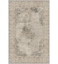 Eliana Home Baskılı, Yıkanabilir Kaymaz Taban Salon Halısı LNA0138-SD421 100x150 cm (Bej)