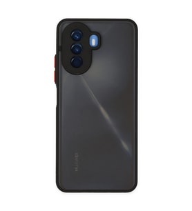 Huawei Nova Y70 Kılıf Montreal Silikon Kapak - Siyah