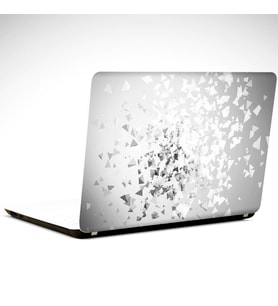 Geometri Kaos Laptop Sticker 10 İnch (25X19CM)