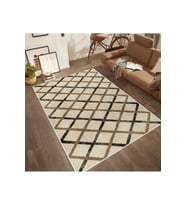 Rovigo Home Dijital Baskı Yıkanabilir Kaymaz Taban Salon Halısı RVG0511 (Kahverengi)
