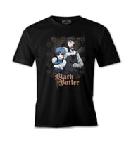 Black Butler - The Book Siyah Erkek Tshirt