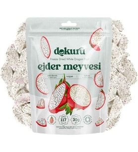 Dokuru Dondurularak Kurutulmuş Beyaz Ejder Meyvesi 30 gr