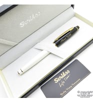 Scrikss Special İsme Özel Parlak Siyah Altın İnci Roller Kalem