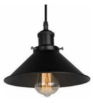 RİOLİGHT RETRO TEKLİ METAL SARKIT (Siyah)