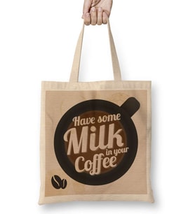 Have Some Milk On Your Coffee Bez Çanta Uzun Saplı
