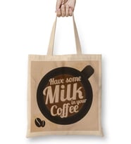 Have Some Milk On Your Coffee Bez Çanta Uzun Saplı