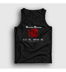Presmono Unisex Siyah Eat Me Drink Me Marilyn Manson Atlet 38351tt