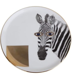 Alm Wild Life Zebr Düz Tabak 20Cm