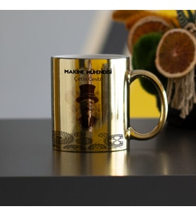 Makine Mühendisi Gold Kupa Bardak 004