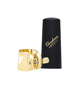 Vandoren LC58AP M/O Tenor Saksafon Aged Gold Bek Bileziği (Profesyonel) Plastik Kapak Dahil, M/O Serisi, Zengin ve Derin Ton Yapısı